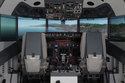 FSC 737NG Simulatore , 180° 7 monitor 2K Visual fronte cockpit	5